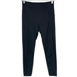 Victorias Secret Incredible Black Pocket High Rise Ankle Legging Size 8